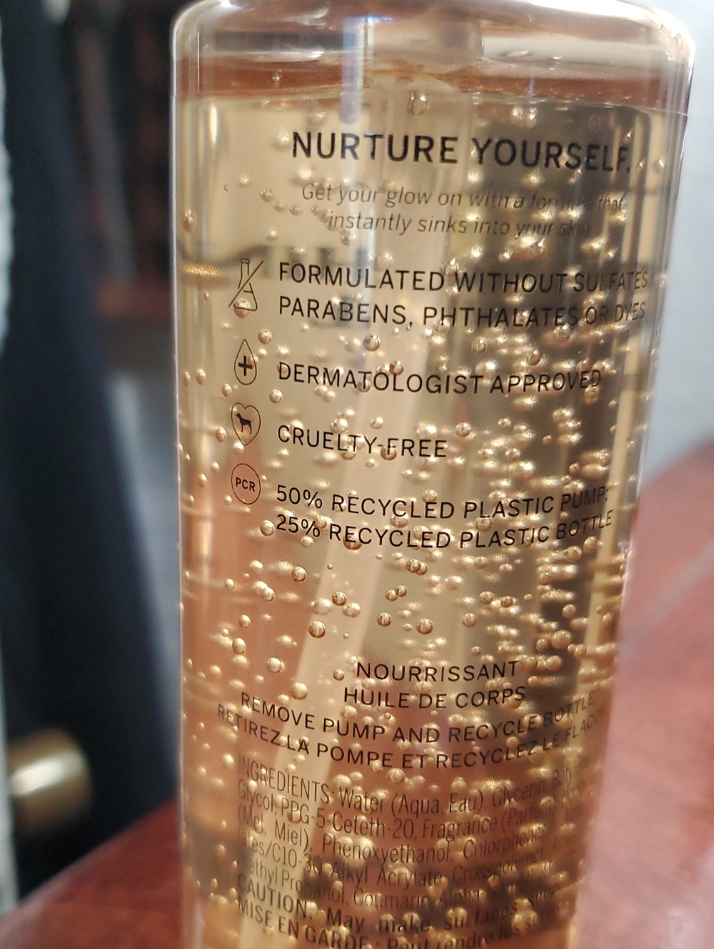 PINK Victoria's Secret Nourishing Body Oil - Pure Honey (Golden) - Picture 5 of 7